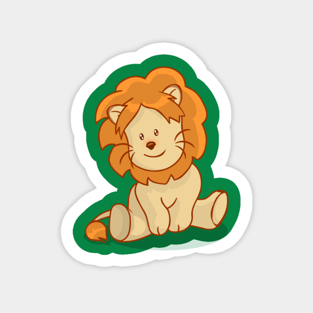 Lion! Sticker by AnishaCreations